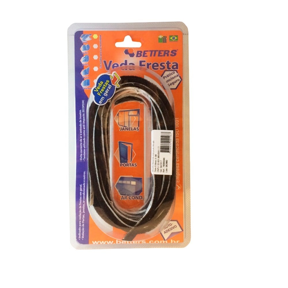 Veda Fresta Escova Preto 7x8x5m 096 BRIBTS000047