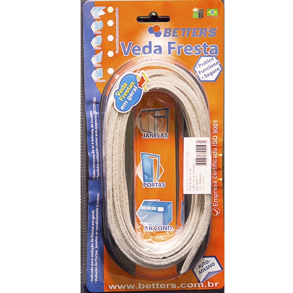Veda Fresta Escova Cinza 7x5x5m 098 BRIBTS000049