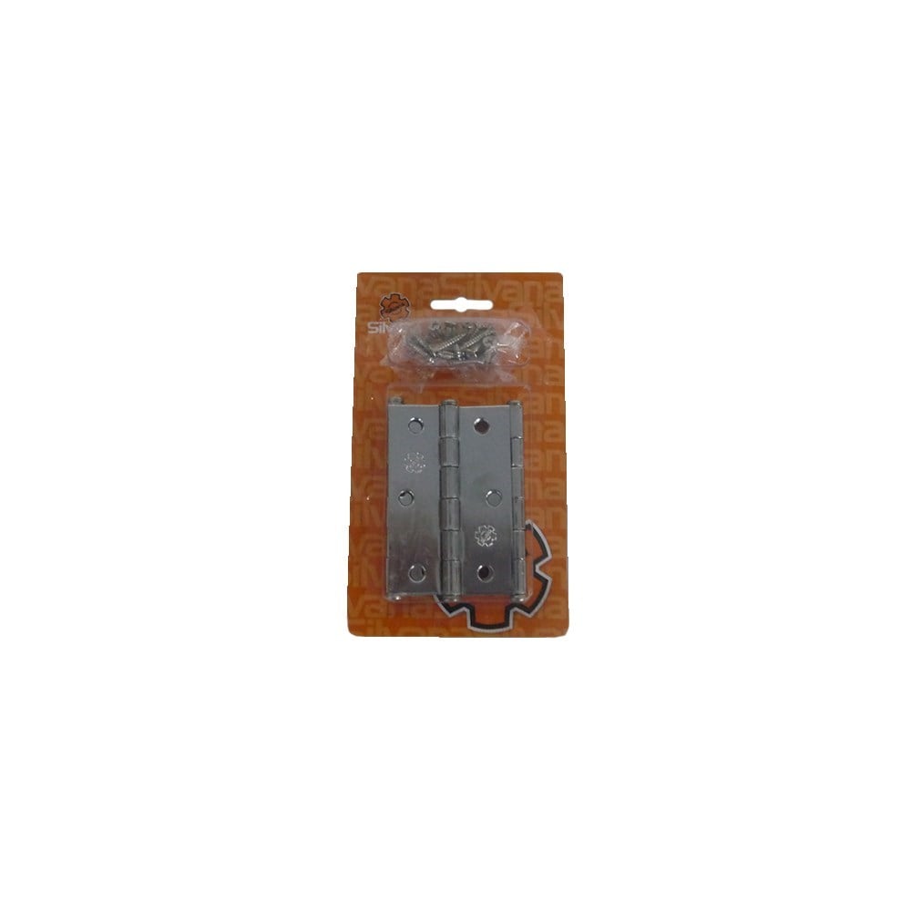 Dobradiça Serralheiro Silvana 880 Ferro Latonado Oxidado 3.1/2X3" com 3 Peças 93789