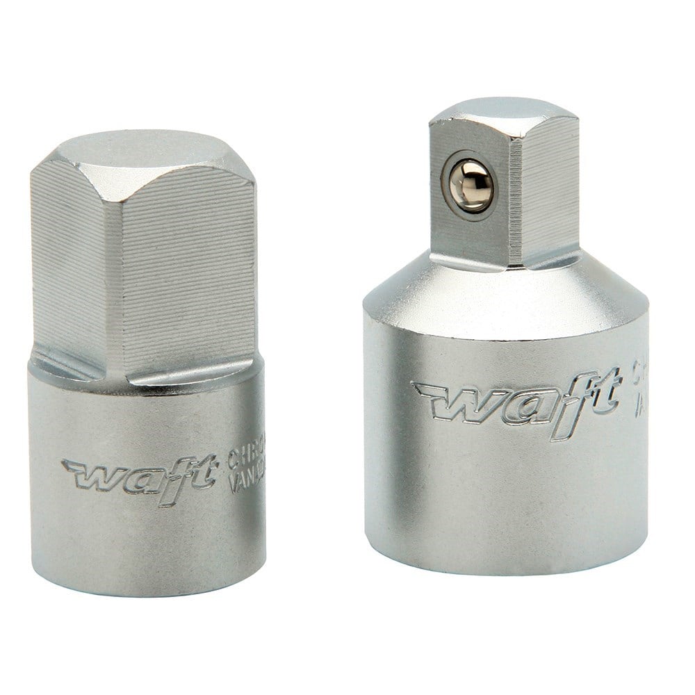 Adaptador Soquete Estriado Waft Cromo Vanadium 1/2 Fêmea X 3/4 Macho | 6161