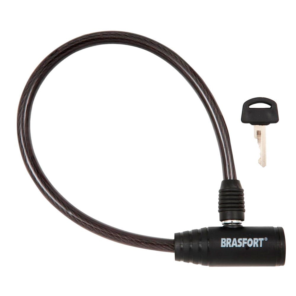 Cadeado Bicicleta Brasfort com Chave 08x40cm 7015