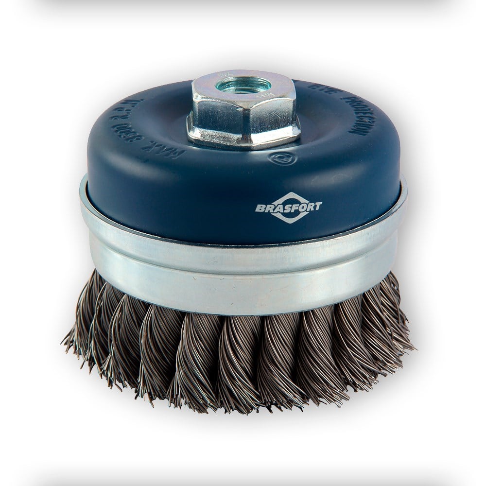 Escova Aço Brasfort Copo Trançada 65xM14 7262
