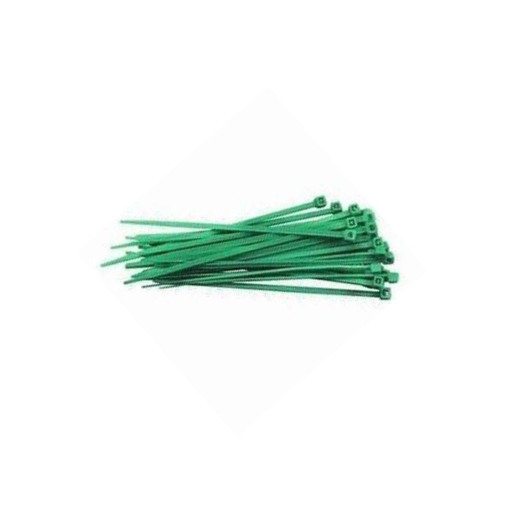 Abraçadeira de Nylon Verde Brasfort 2,5x100mm 50 Peças | 7294 - imagem 1