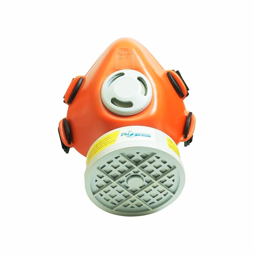 Respirador Plastcor com Filtro Pesticida Rosca 70031108