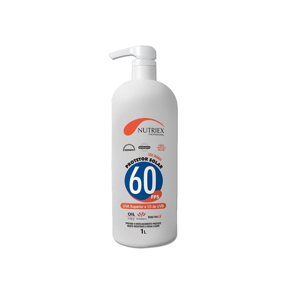 Protetor Solar Profissional Nutriex FPS60 1/3UVA 1L | 61028 - imagem 1