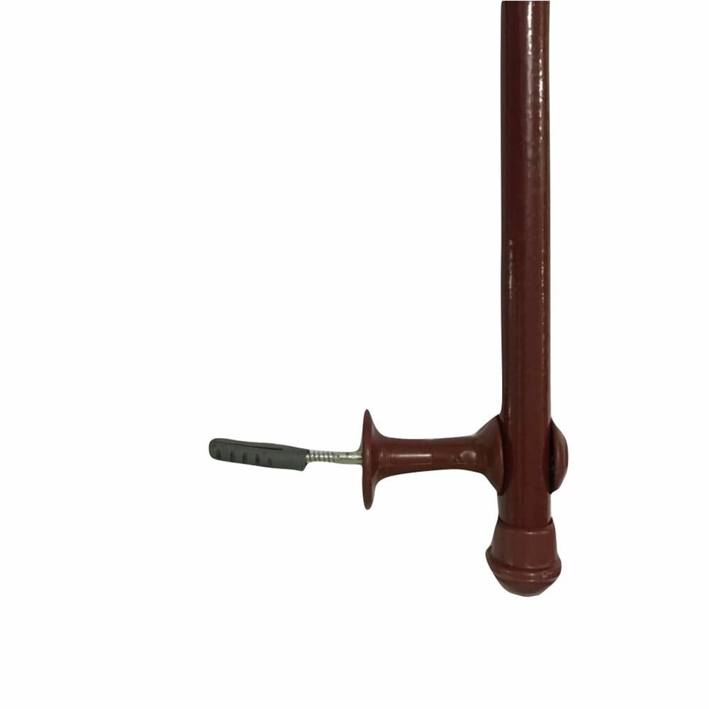 Varão Cortina Cadiz Simples 1.5M Mogno com Suporte 10004