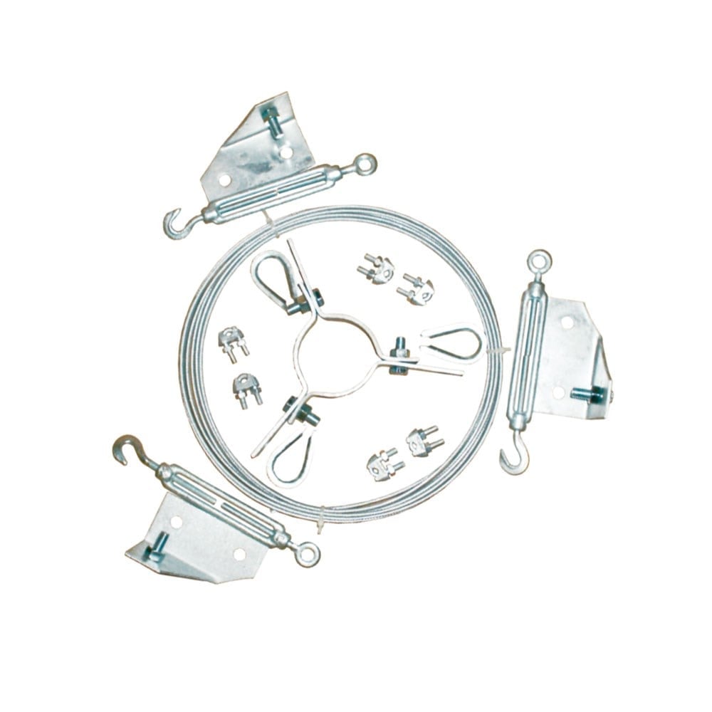Para-Raio Contravento com Cabo Aço Mastro 1.1/2"