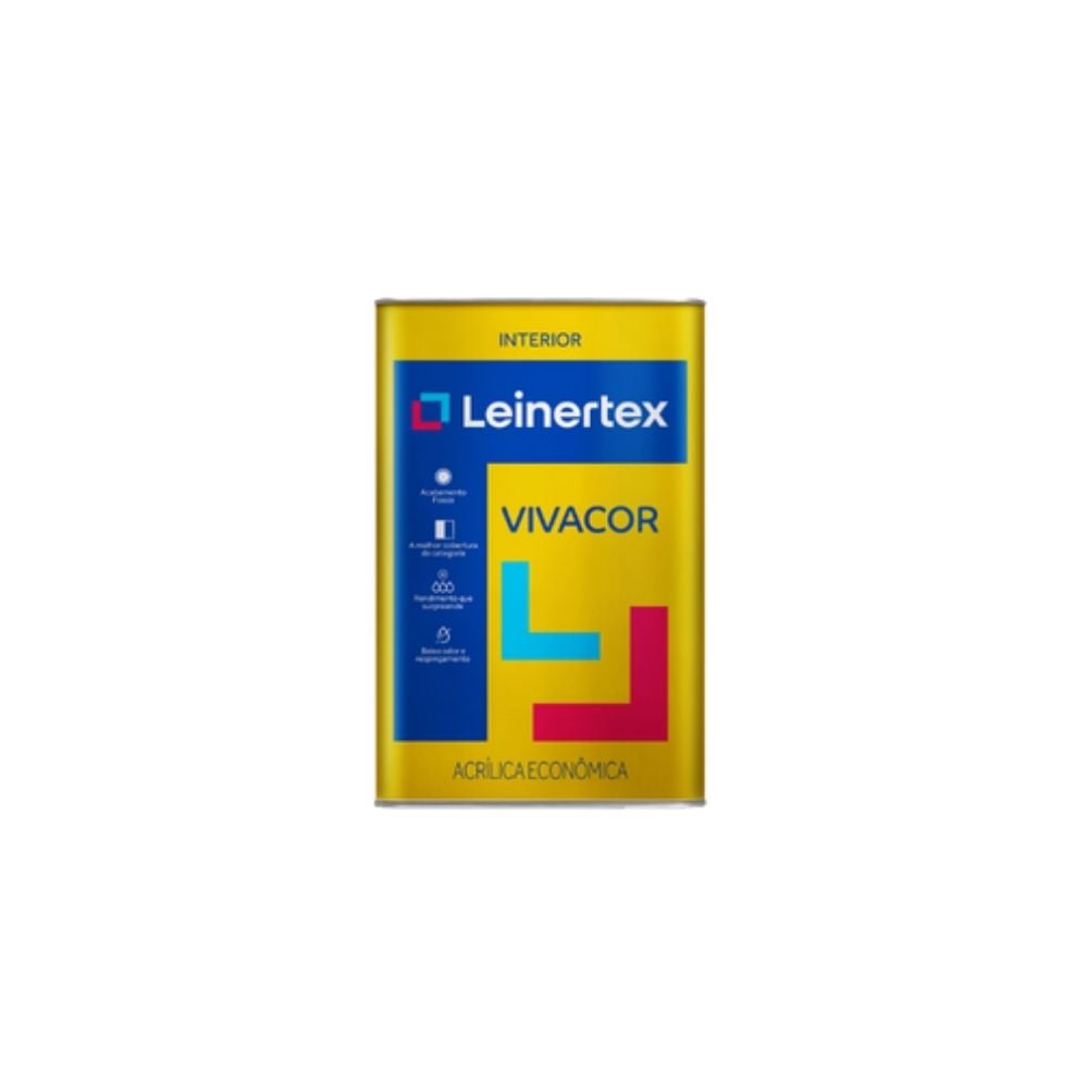 Tinta Acrílica Fosca Vivacor Leinertex 18L – Cor Dubai - imagem 1