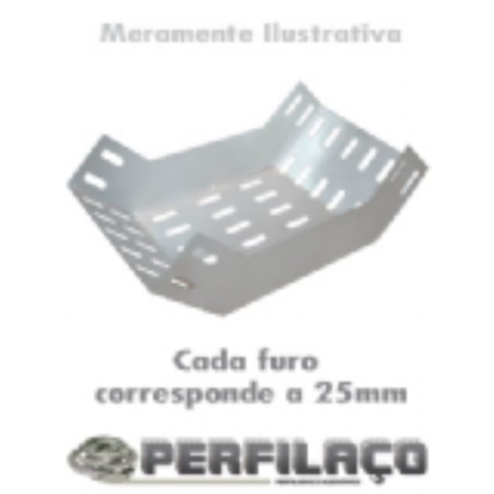 Curva Eletrocalha Perfilaço Vertical Interna 90° 75 X 50 E1260