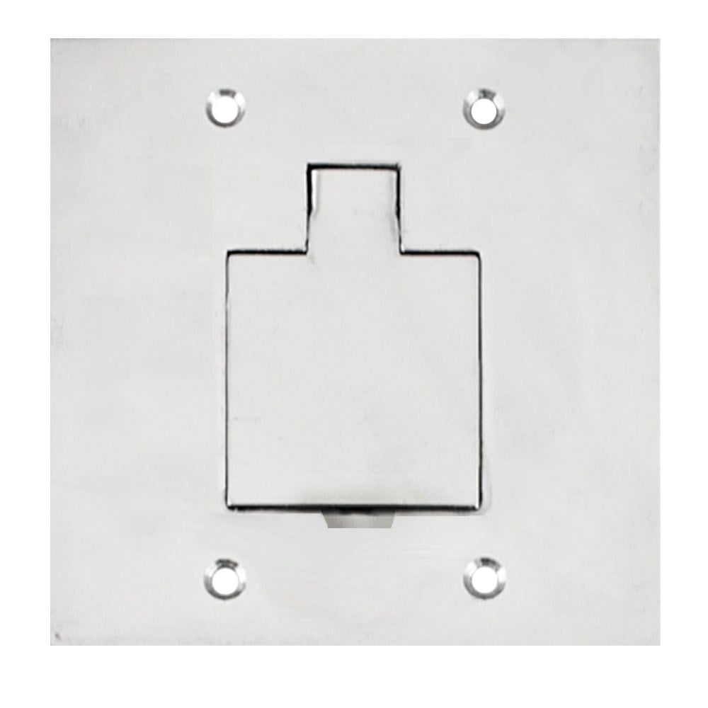 Placa Piso Inox 4X4 Unha 1 Telebras PI44TB