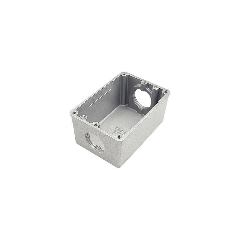 Caixa Piso Alumínio Fundido 4x2 Baixa Entrada/Saida 3/4" cps42bc34