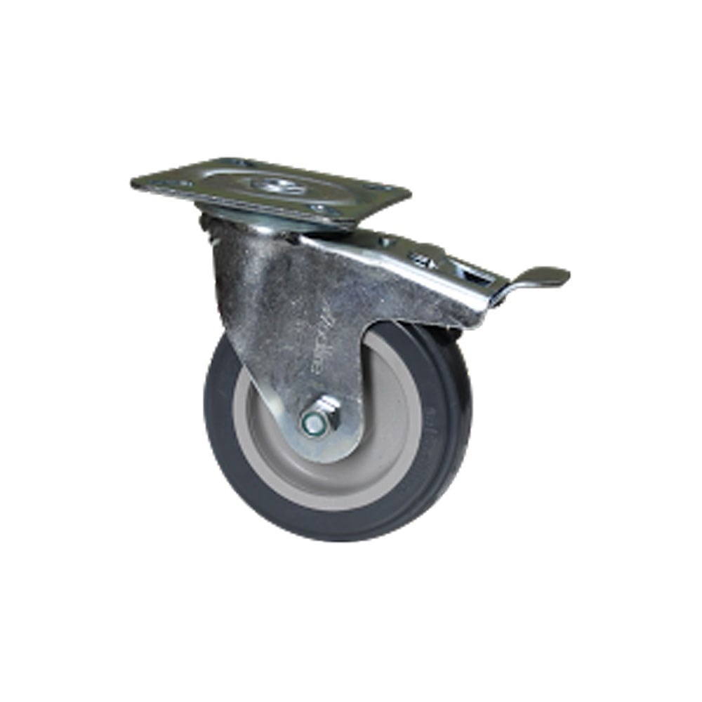 Rodízio Rodiline Base Giratório 412BP 4" Freio 475