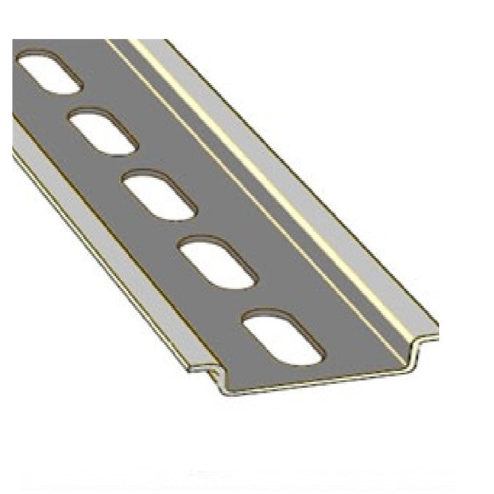 Suporte Disjuntor DIN Trilho Perfurado 10cm Bicromatizado Baixo T2871