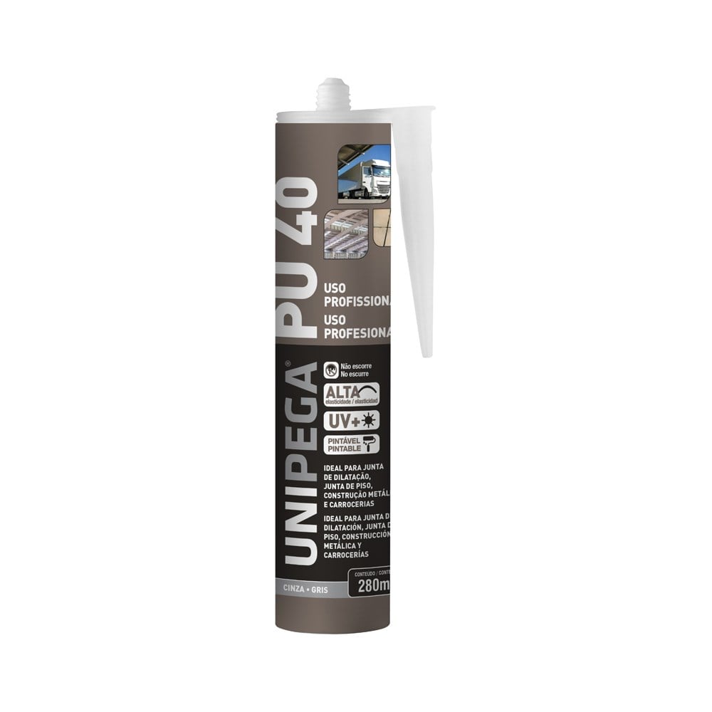 Cola Selante PU40 Unipega Cinza 280G | AES05120191