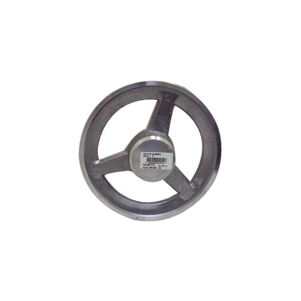 Polia Alumínio Mademil "A" 1 Canal 7"/180mm PAL180A1