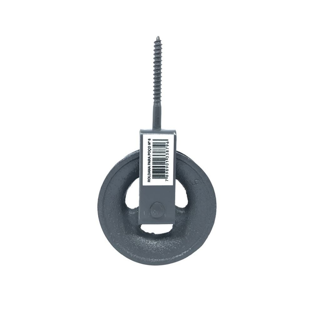 Roldana Para Poço Tekfund - 06cm Capacidade 15kg "Parafuso" | 68
