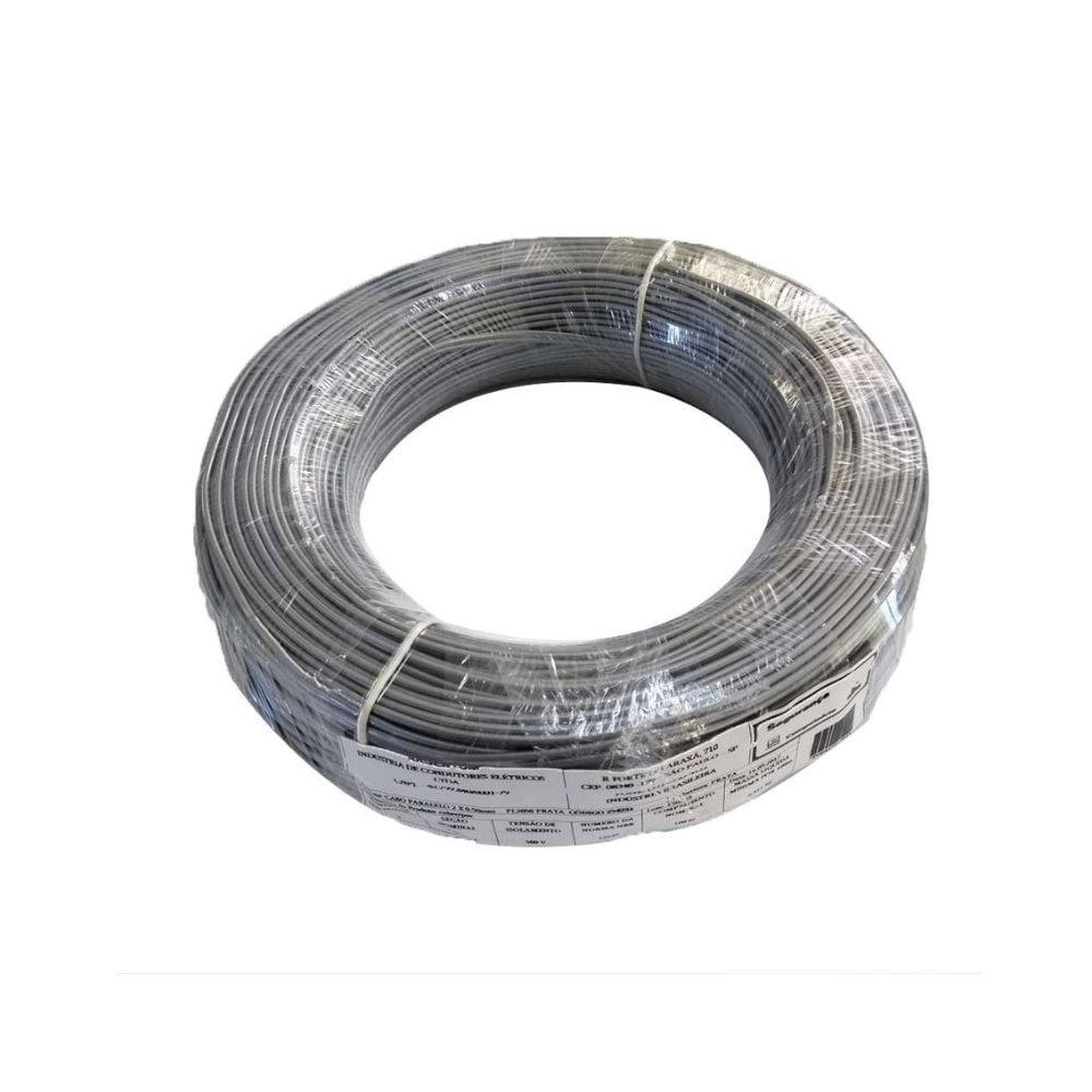 Fio Paralelo Lustre Argentum Prata 2x0.50 37771