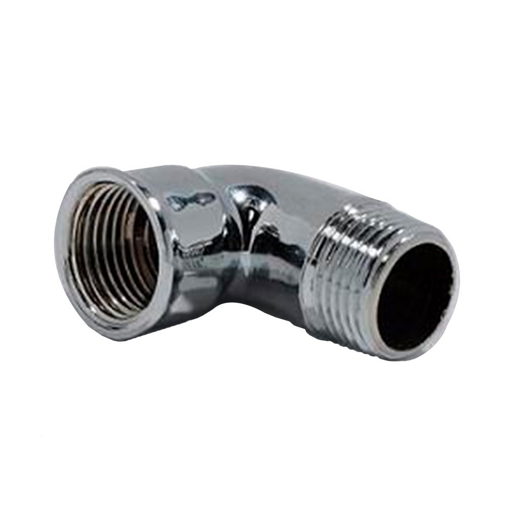 Cotovelo Latão Metais Rei 1/2" Macho Ffemea Cromado 10040