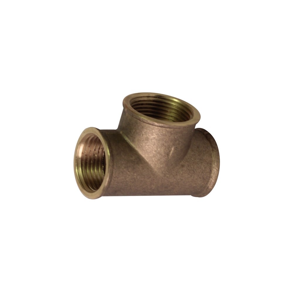 Tee Latão Metais Rei 3/4" Rosca Rosca Amarelo 10075