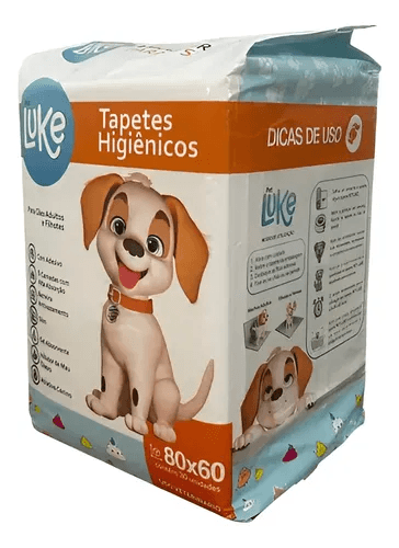 Tapete Higiênico Luke 80X60 30 Unidades - imagem 1