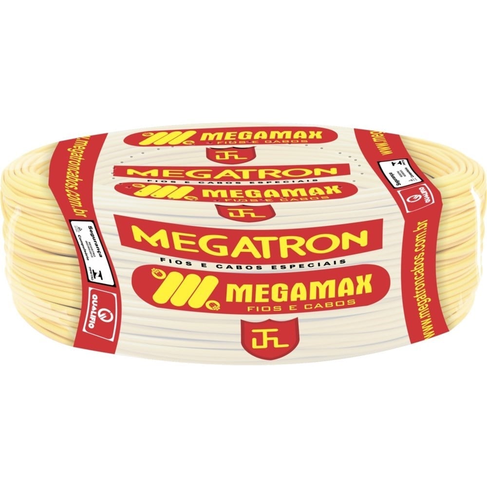 Fio Cabinho Flexível Megatron 1.0 Amarelo 100M 7322