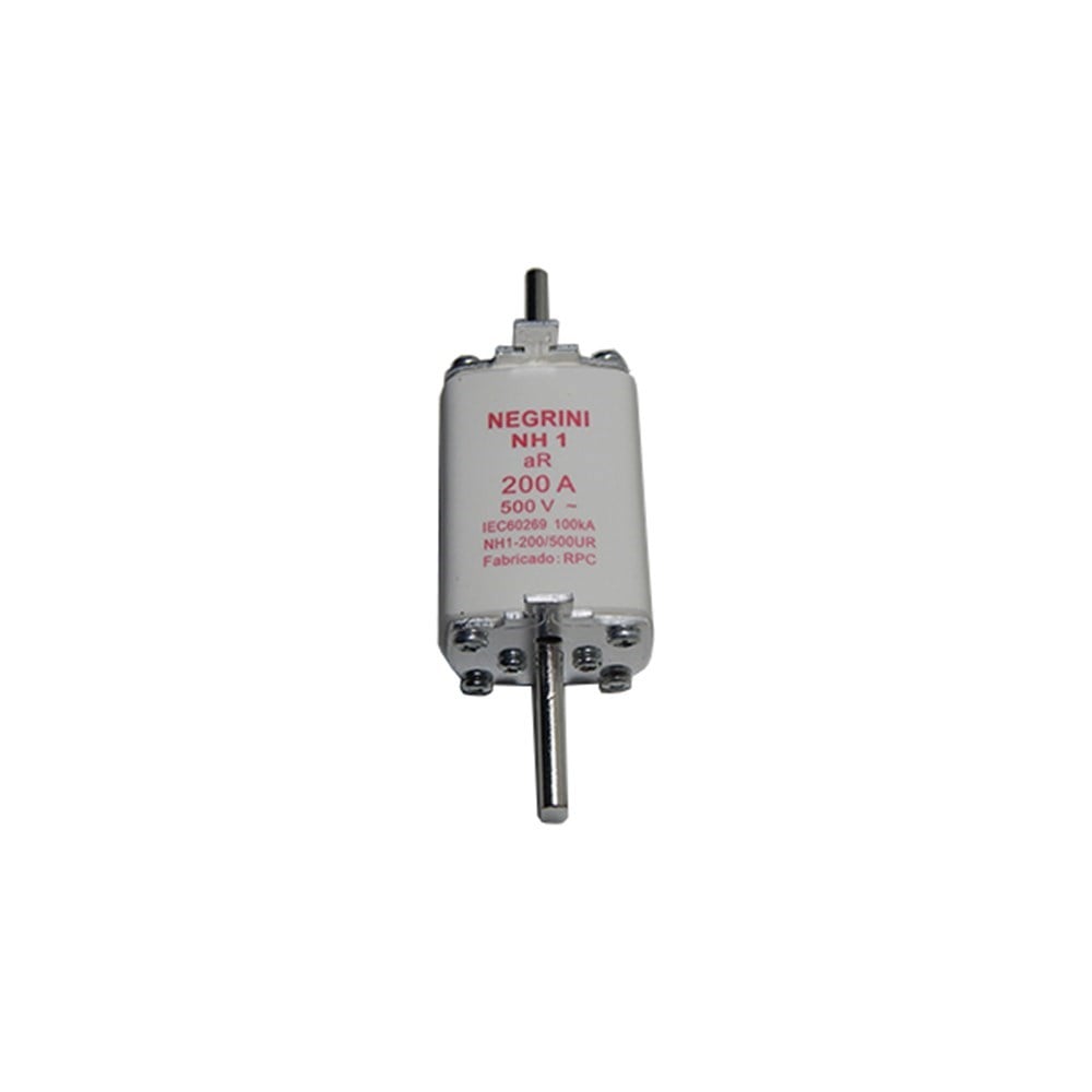 Fusível Nh Negrini Ultra Rápido 01/200A NH-1-200/500UR