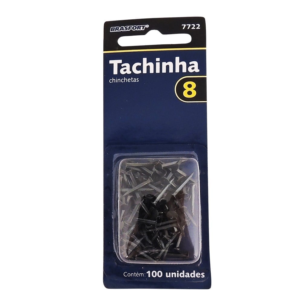 Tachinha Brasfort 08 Blister com 100 Peças 7722