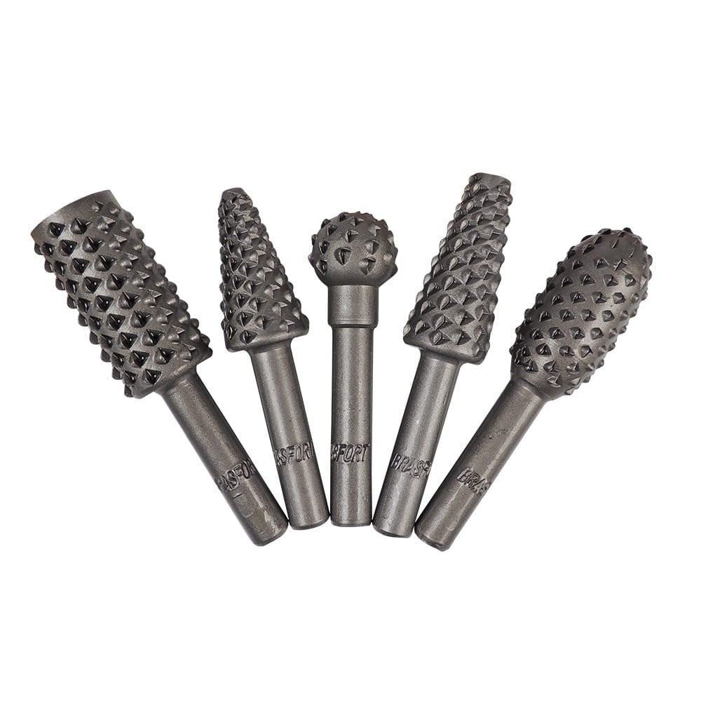 Lima Rotativa Brasfort para Madeira 1/4 Kit com 5 Peças 7917