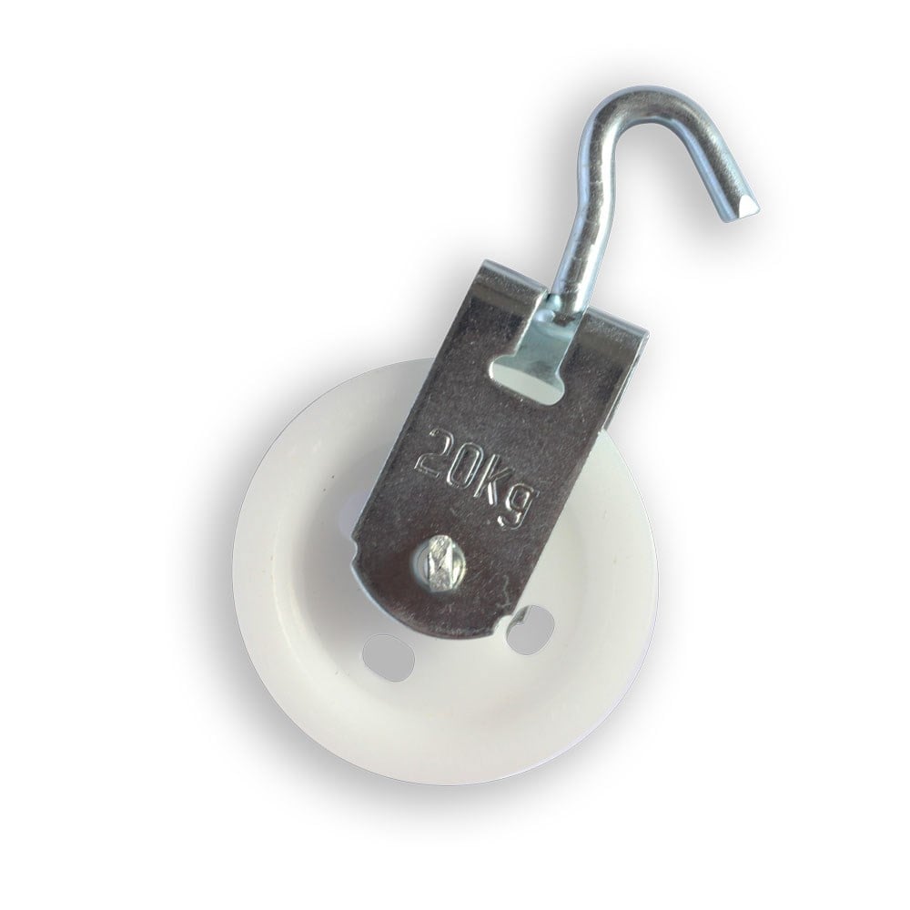 Roldana Plástico Crafer 06cm com Gancho 503.03.0005
