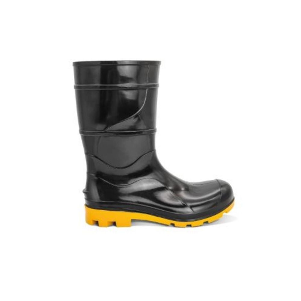 Par de Bota Cartom Cano Médio Preto/Amarelo 37 | 003149 - imagem 1