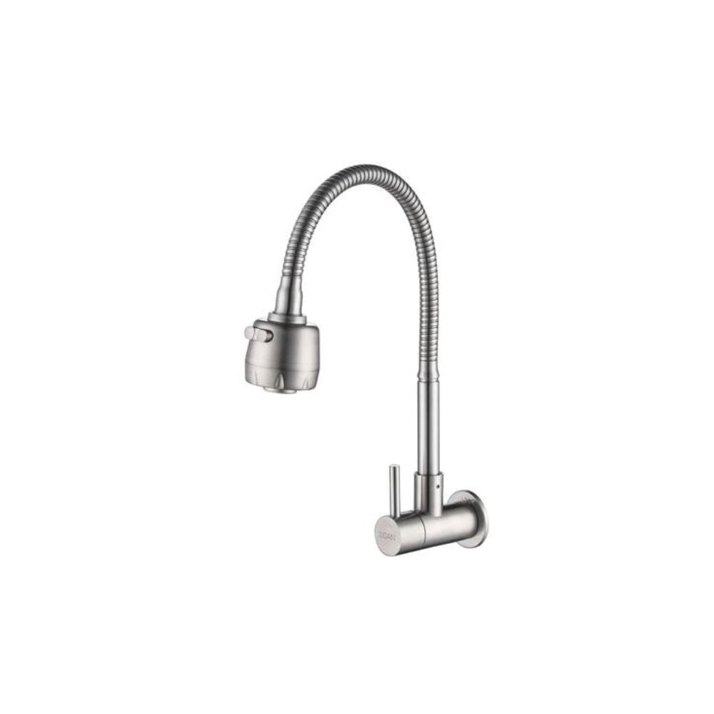 Torneira Gourmet de Inox Giratoria Parede Longa - DOAN