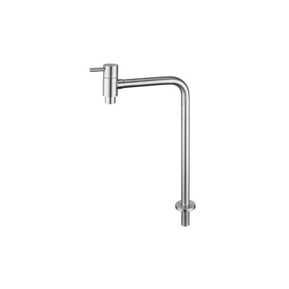 Torneira de Inox Desing Link Longa Lavatório Banheiro