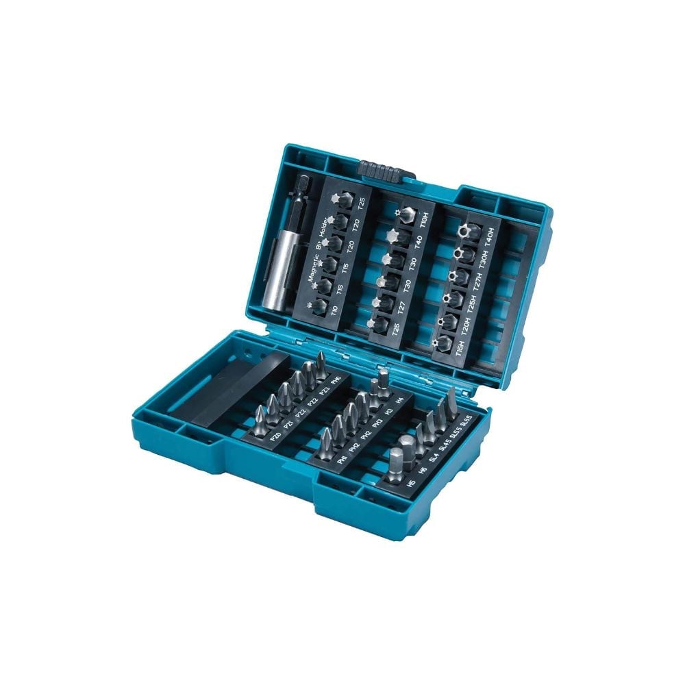 Kit de Ponteira Bits Phillips Makita 1/4" 37 Peças Com Estojo | B-28606