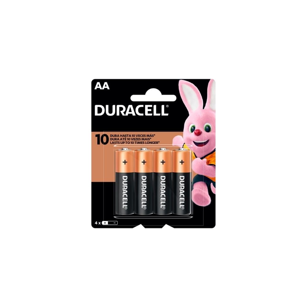 Pilha Duracell Alcalina Pequena AA Cartela 4 Peças 5011692