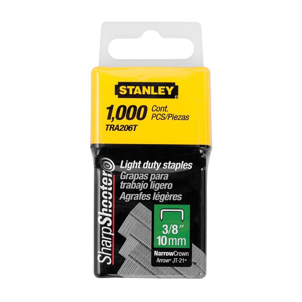 Grampo para Grampeador Stanley 1/4" 1000 Unidades | TRA204T