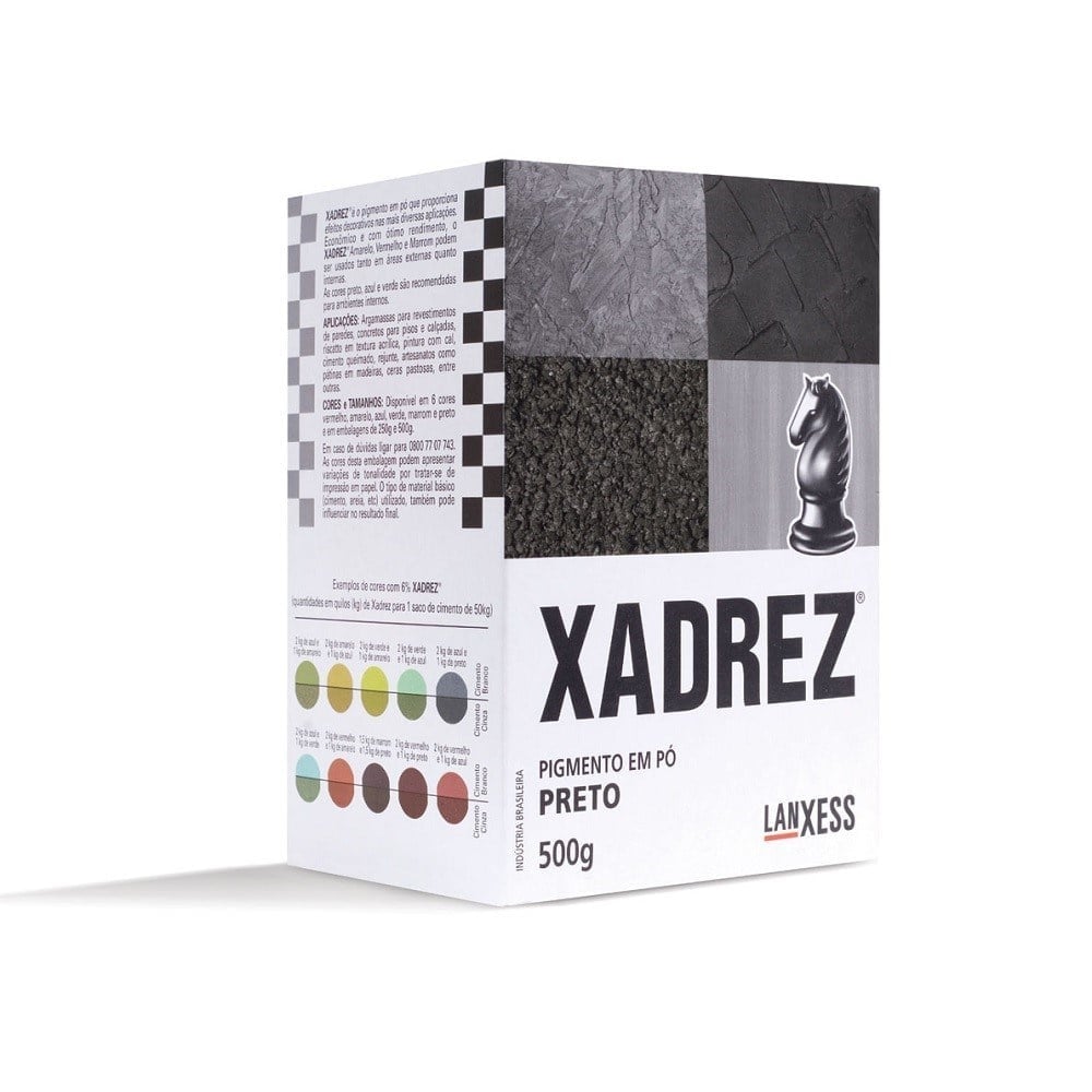 Pigmento Pó Xadrez Preto 500g 67741