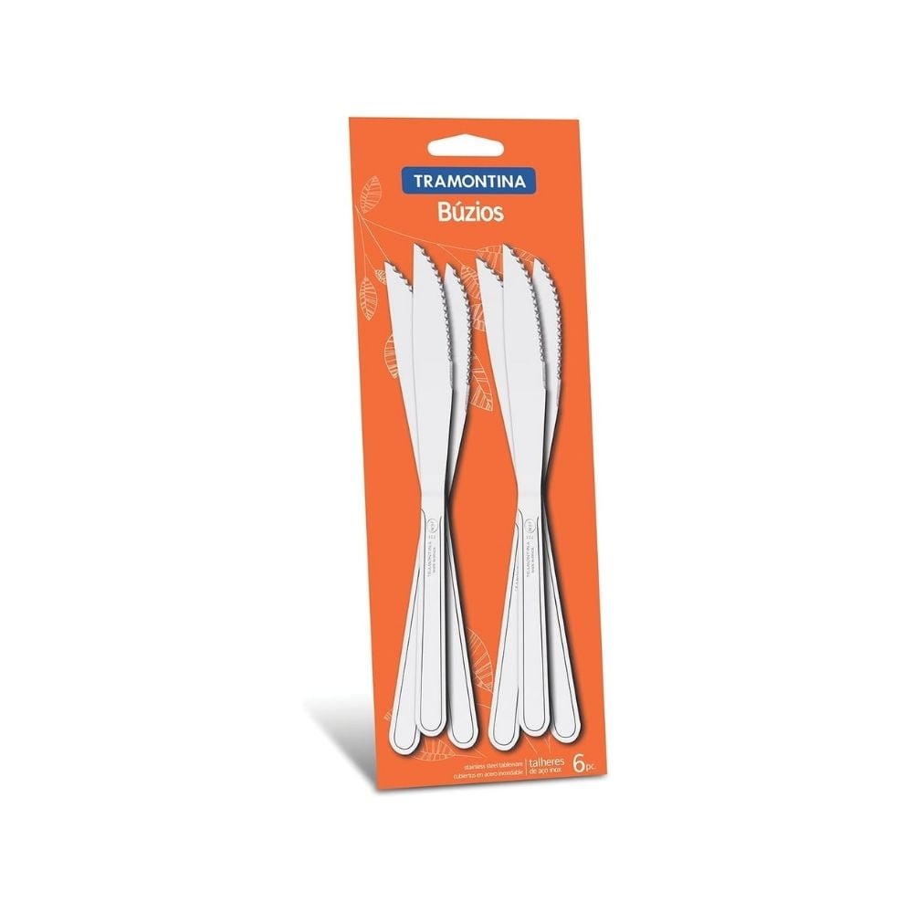 Faca Tramontina p/ Churrasco Búzios - 6 Peças Inox | 23750604 - imagem 1