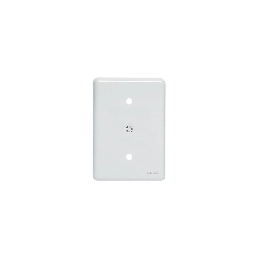 Placa Perlex Branca 4x2 (Cega+furo) | 23PL06 - imagem 1