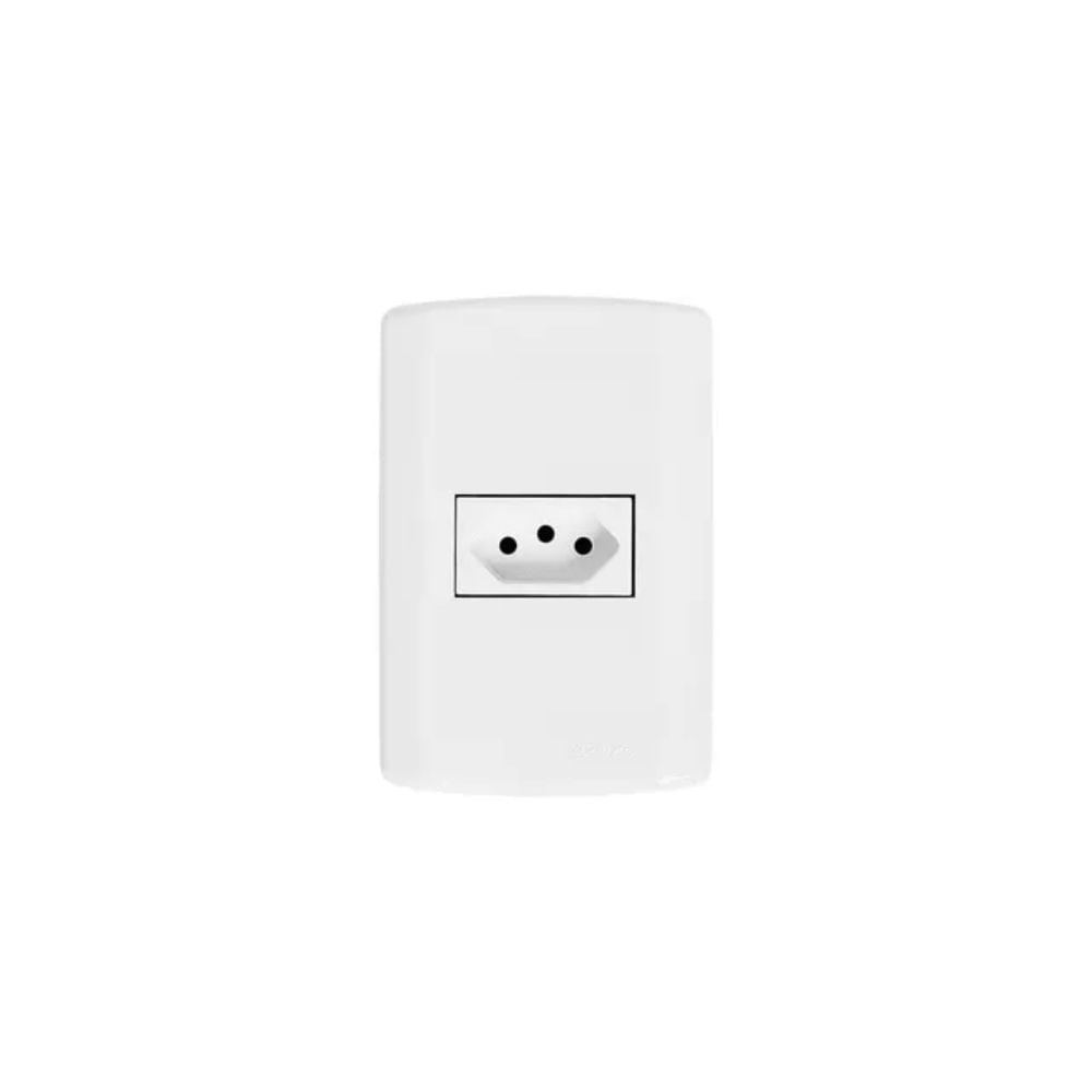 Sistema Perlex Branca (1 Tomada 10a) 3011BR