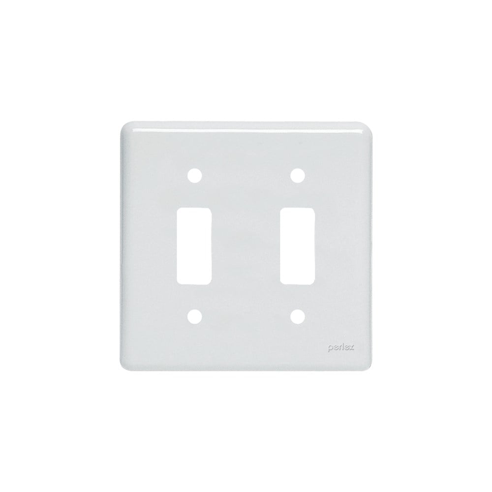 Placa Perlex Branca 4x4 (1 Saida+1 Saida) 23PL11