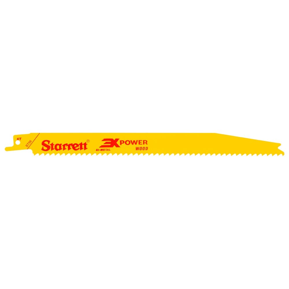 Lâmina Serra Sabre Starrett 225MM/9" Bi-Metal 2 Peças 6 Dentes BT96-2