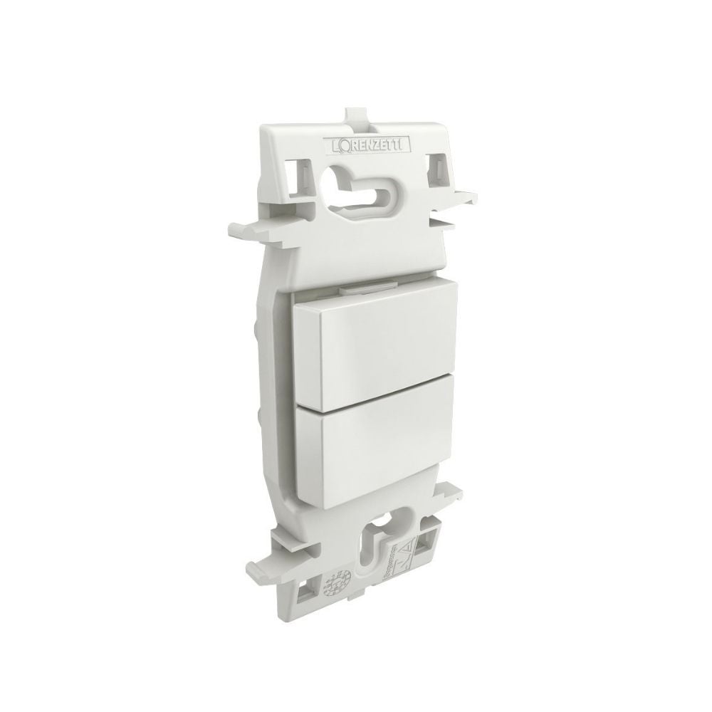 Interruptor Lorenzetti Zuli 4x2 - Branco sem Placa | LZ102