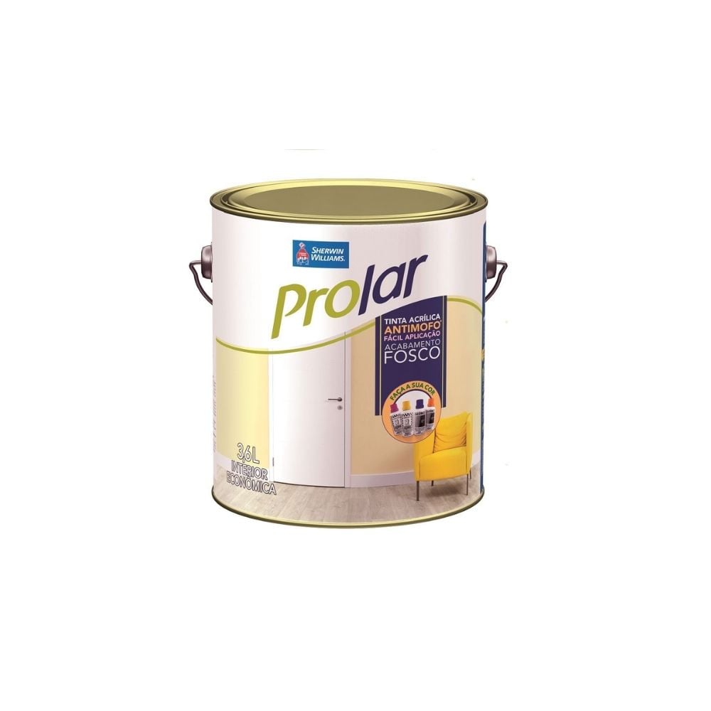 Tinta Prolar - Acrílica Econômica Interna 3,6L Branca | 2920001