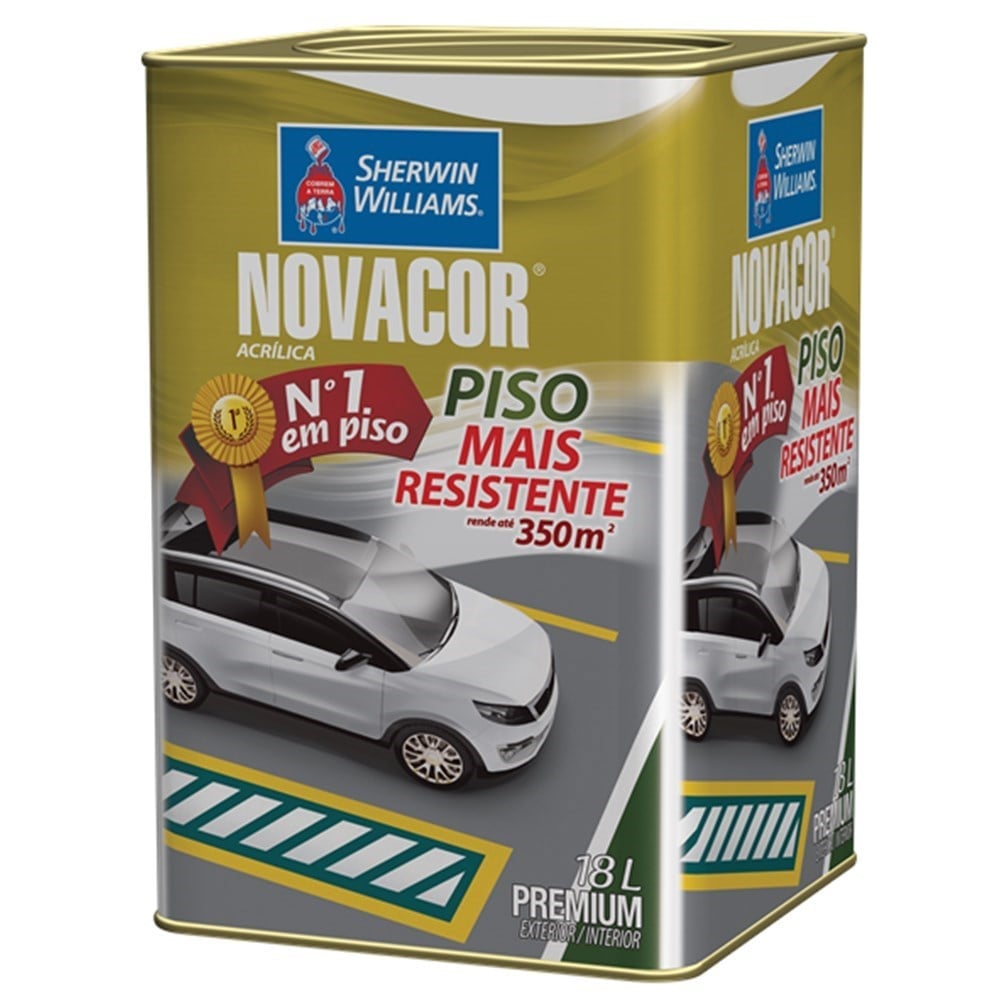 Tinta Novacor Piso 18L Cinza Lata 38084106