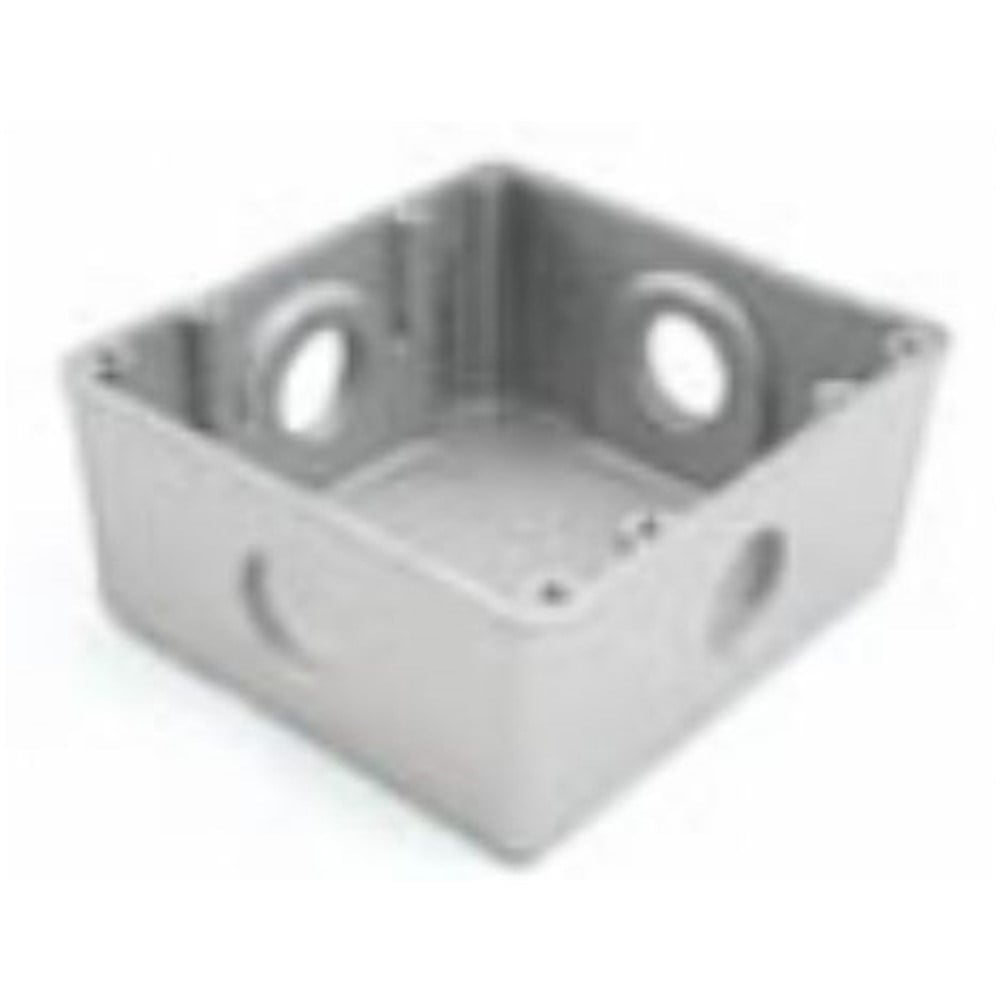 Caixa Piso Alumínio Tramontina 4x4 X Baixa 3/4" 56120022