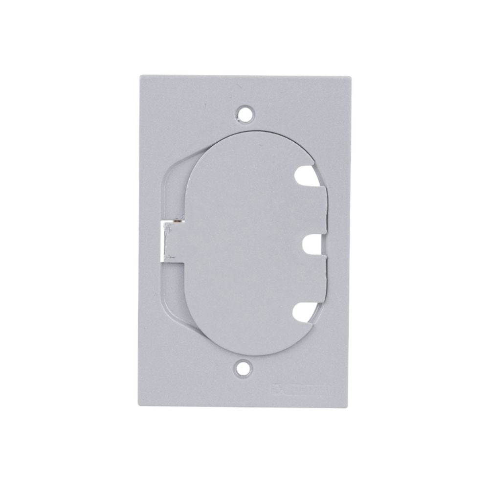 Placa Piso Alumínio Tramontina 4x2 Unha para 1 RJ45 | 56121088 - imagem 1