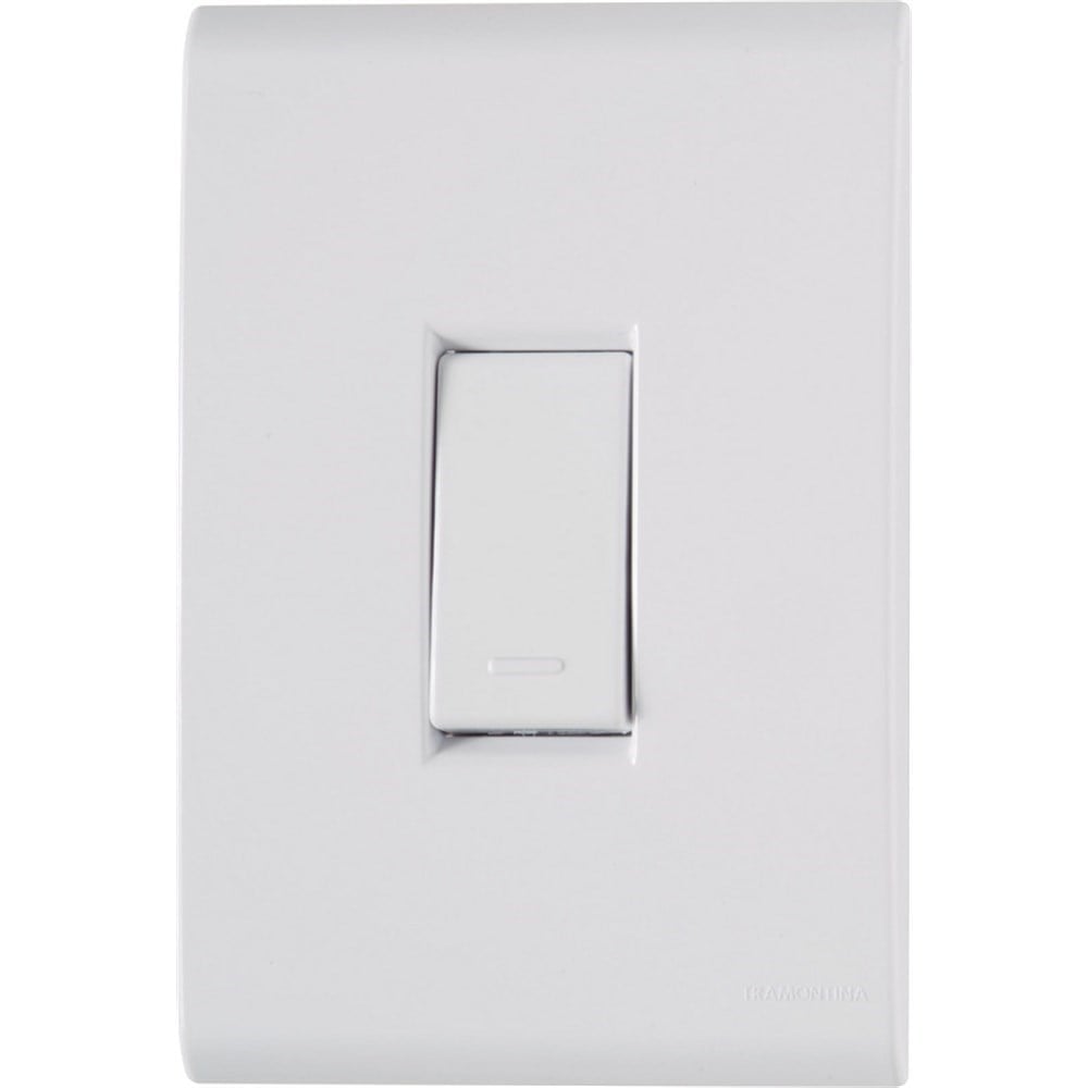 Conjunto Tramontina Liz 4X2 Branco com Placa 1 Simples 57170201