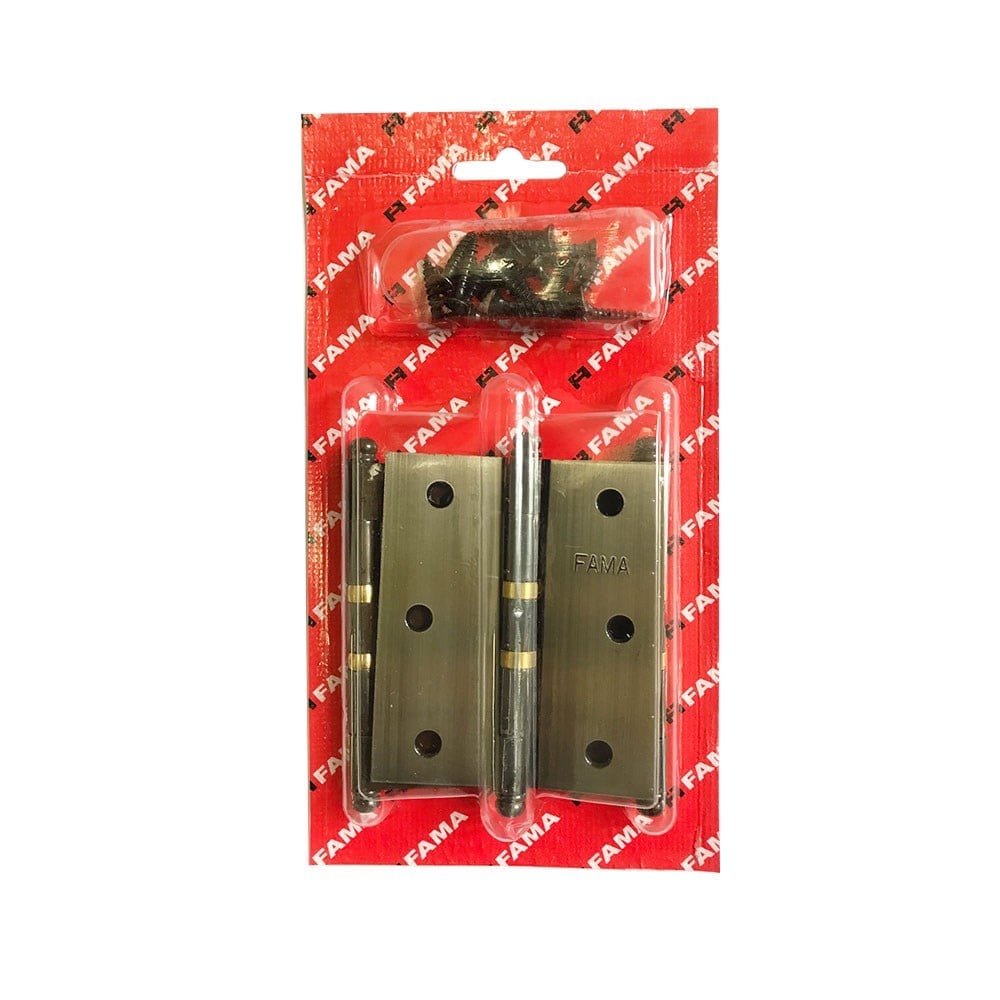 Dobradiça Fama 1525 Fox 3.1/2X3 com Anel Blister 3 Peças 789153320219