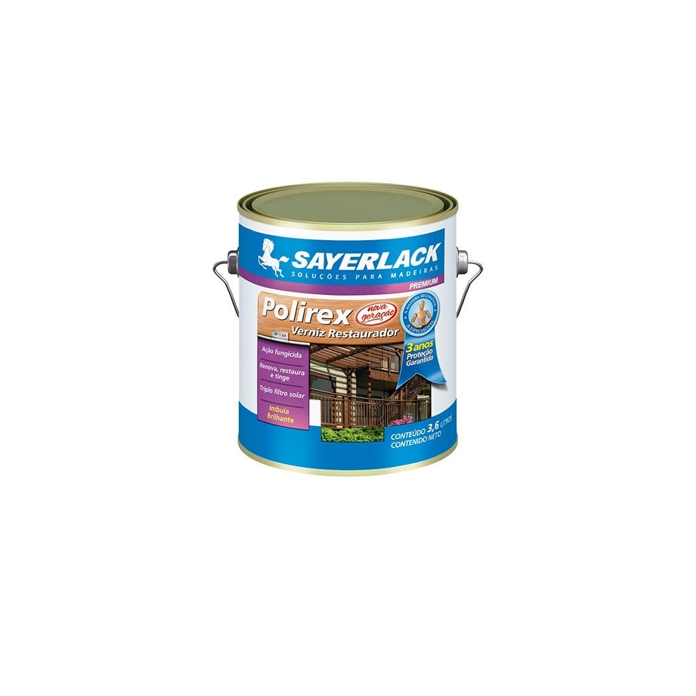 Verniz Sayerlack Polirex Mogno 3.6L SB.2315.2245GL