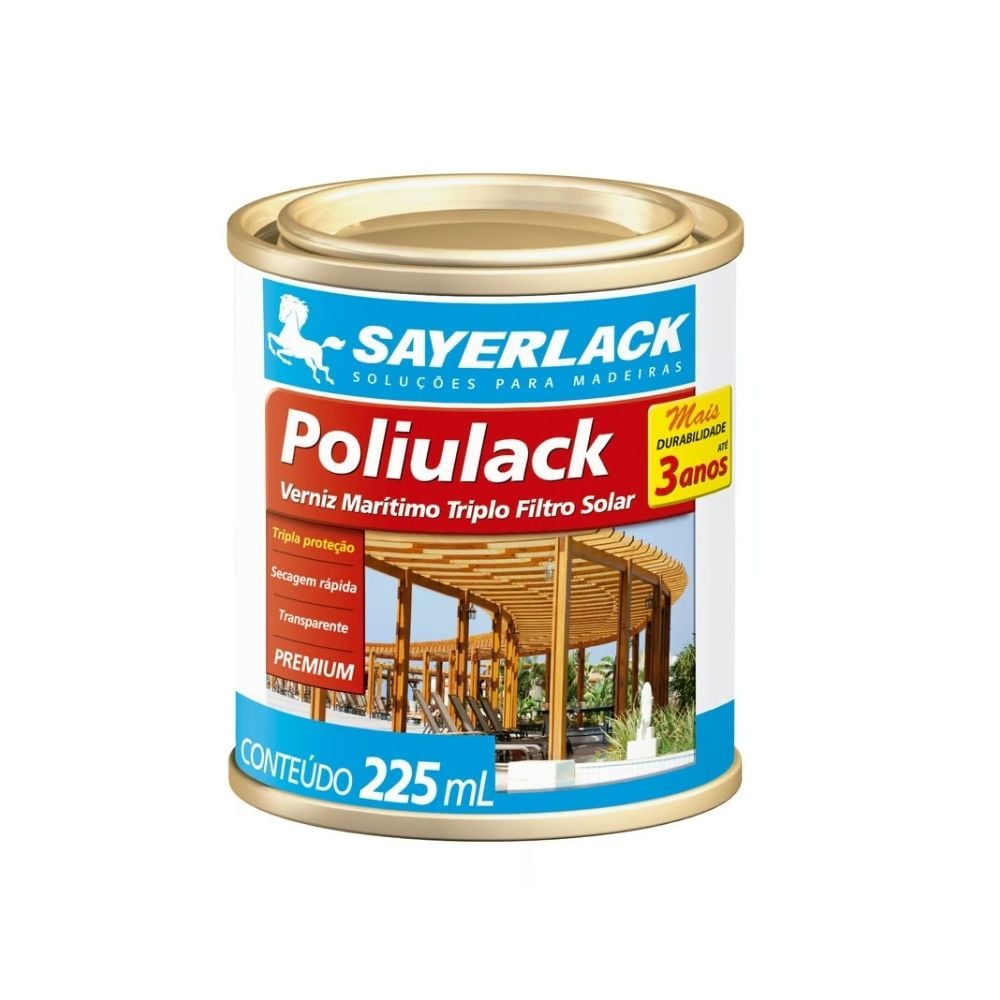 Verniz Sayerlack Marítimo - Brilhante 225ml | SB.2300.00L2